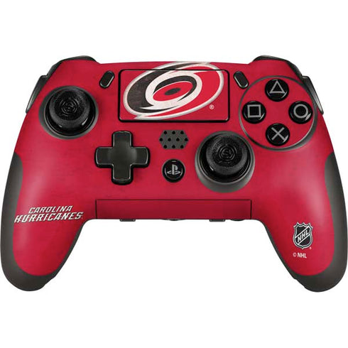 NHL Carolina Hurricanes Distressed PlayStation Scuf Vantage 2 Controller Skin